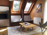 Séjour avec canapé et fauteuils