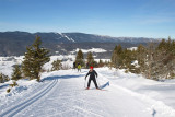 paysage hivernal skating