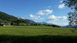 Vue paysagère sur les montagnes