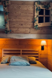 Chambre double avec lit cabane