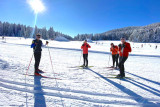paysage hivernal skating
