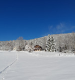 vue depuis les pistes de ski de fond