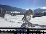 vue depuis le balcon du chalet