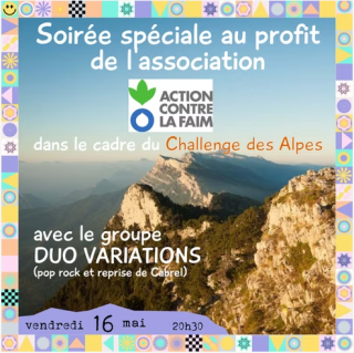 Soirée spéciale au profit d'Action contre la faim