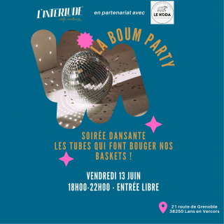 Visuel de La boom party_Lans-en-Vercors