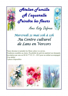 Atelier peinture avec Katy Dufrène_Lans-en-Vercors