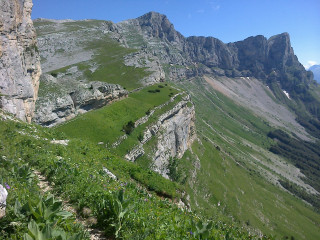 trace des glaciers