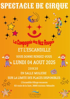 Spectacle de cirque : la compagnie des nez rouges_Autrans-Méaudre en Vercors