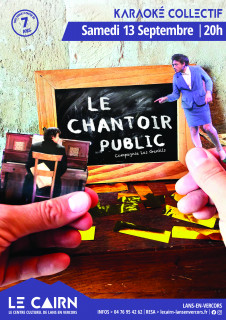 Affiche du Chantoir public_Cairn_Lans-en-Vercors