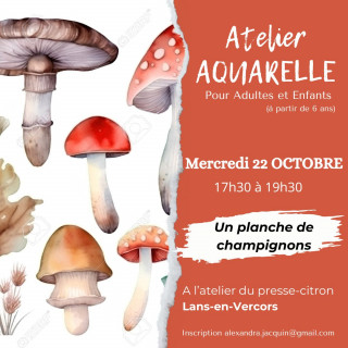 Ateliers Aquarelle avec Alexandra Jacquin_Lans-en-Vercors
