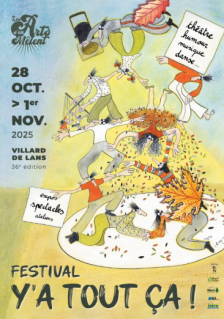 Affiche du festival Y a tout ça_Lans-en-Vercors - © y a tout ça Affiche du festival Y a tout ça_Lans-en-Vercors