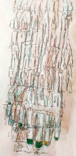 Festival Y'a tout ça ! - Atelier Frottages et détourage à l’encre avec Johanna Kravièk_Lans-en-Vercors - © Kraviek Johanna Festival Y'a tout ça ! - Atelier Frottages et détourage à l’encre avec Johanna Kravièk_Lans-en-Vercors