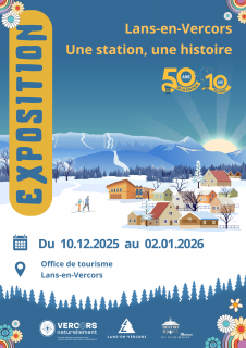 Affiche Exposition - Lans-en-Vercors, Une Station, Une Histoire_Lans-en-Vercors Affiche Exposition - Lans-en-Vercors, Une Station, Une Histoire_Lans-en-Vercors