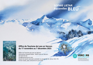 Affiche de l'exposition de Sophie Lietar - Partenariat Festival Internationnal d'Autrans-Montagnes, Culture & Cinéma_Lans-en-Vercors