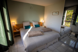 chambre 2 : 2 lits en 90 ou grand lit double