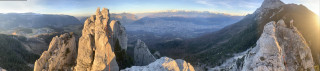 Vue panoramique depuis les Trois Pucelles