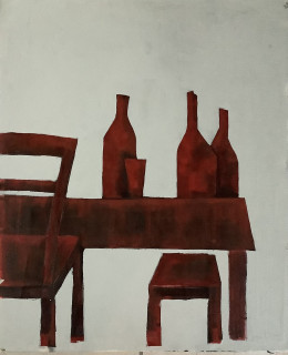 Photo de l'oeuvre de Gérard Decoud_Exposition de Gérard Decoud - Peinture, sculpture, collage_Lans-en-Vercors