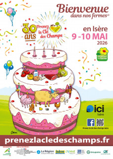 Affiche_Prenez la clé des champs - Le Haras du Vercors_Lans-en-Vercors
