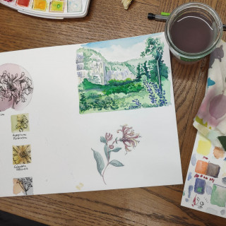 Ateliers Aquarelle avec Alexandra Jacquin_Lans-en-Vercors