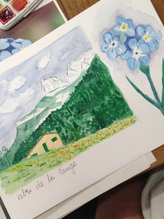 Ateliers Aquarelle avec Alexandra Jacquin_Lans-en-Vercors