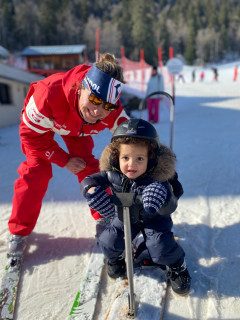 Baby snow avec Marlène Baby snow avec Marlène