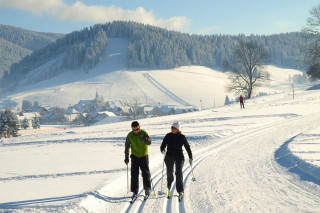 paysage hivernal skating - © Arcanson paysage hivernal skating