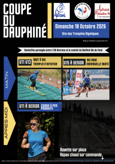 Coupe du Dauphiné - compétition ski roue et course à pied_Autrans-Méaudre en Vercors