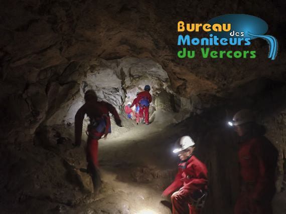 Spéléo avec le Bureau des Moniteurs du Vercors
