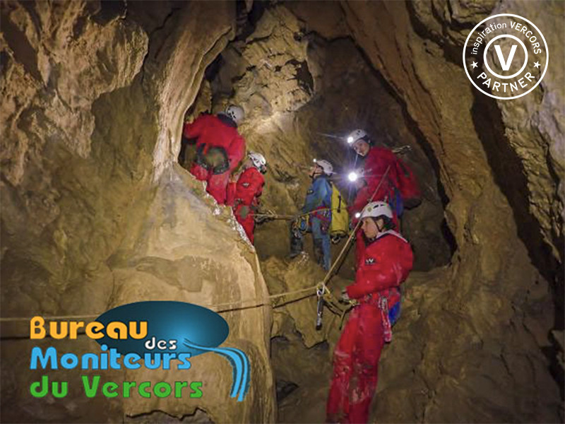 Spéléo avec le Bureau des Moniteurs du Vercors