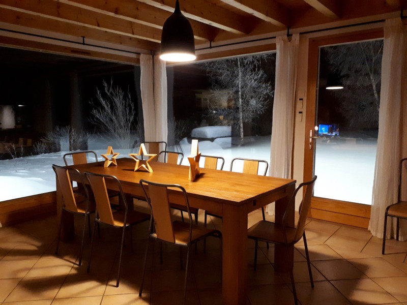 Coin repas en hiver