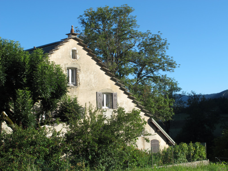 Architecture d'une maison du Vercors, à Autrans
