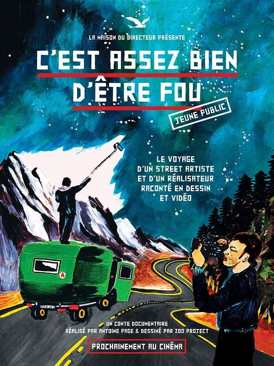 Affiche C'est assez bien d'être fou