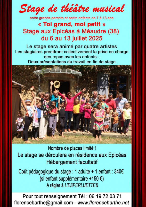 Stage de théâtre musical_Autrans-Méaudre en Vercors
