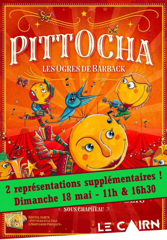 affiche du Festival Voyages en Scène  - Pitt Ocha - Les Ogres de Barback_Lans-en-Vercors