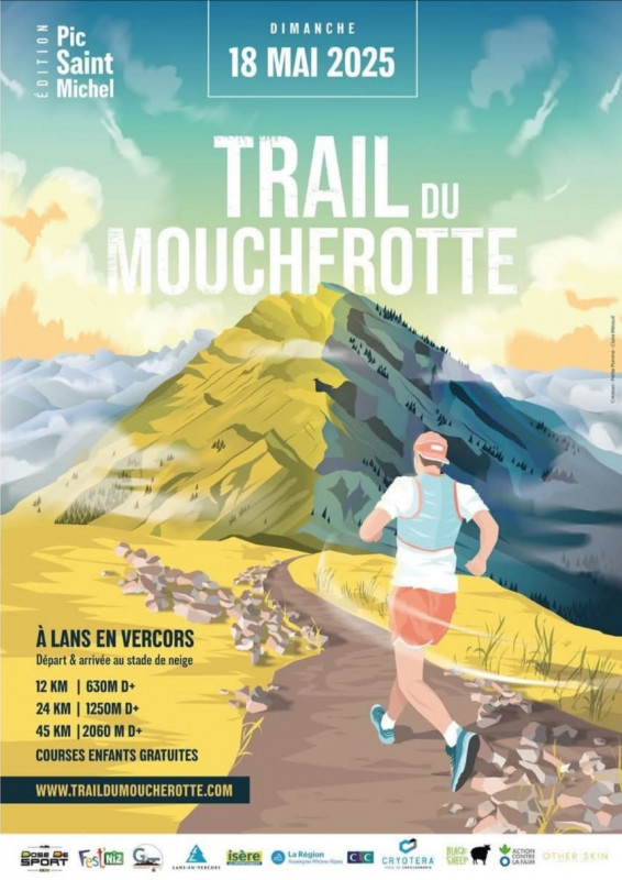 Affiche Trail du Moucherotte - Édition Pic Saint-Michel_Saint-Nizier-du-Moucherotte