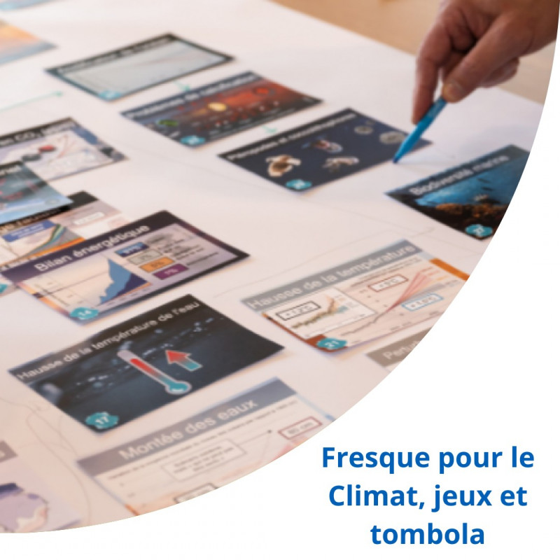 Visuel de la fresque du climat du Challenge des Alpes_Lans-en-Vercors