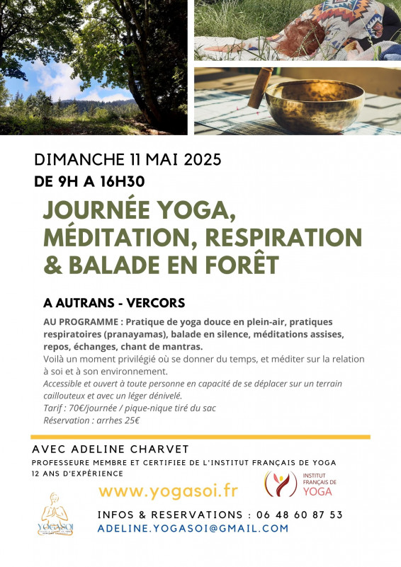 Journée nature Yoga, méditation, respiration & balade en forêt_Autrans-Méaudre en Vercors