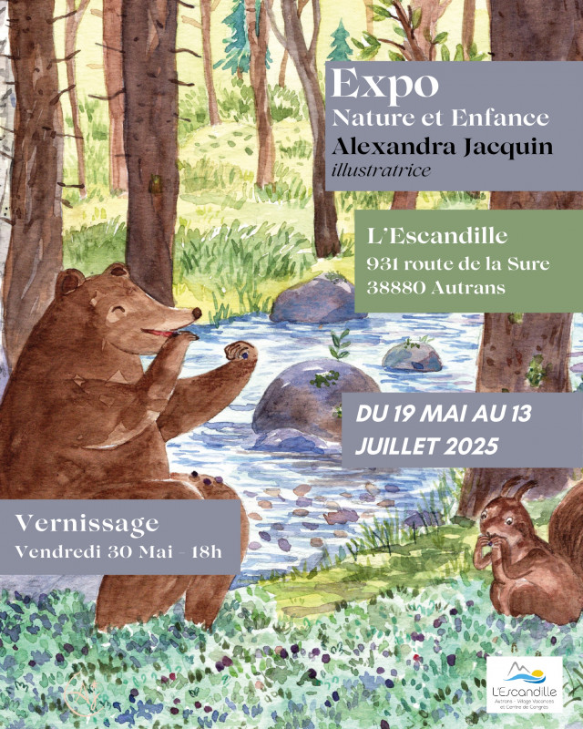 Expo nature et enfance - Alexandra Jacquin_Autrans-Méaudre en Vercors