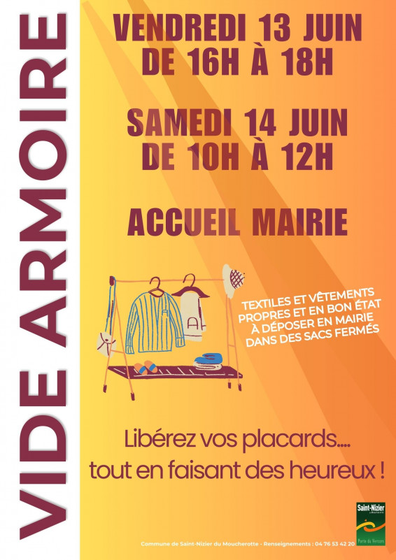 Affiche du Vide Armoire à Saint Nizier du Moucherotte_Saint-Nizier-du-Moucherotte