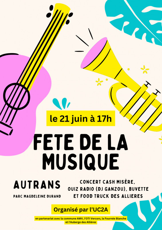 Affiche fête de la musique