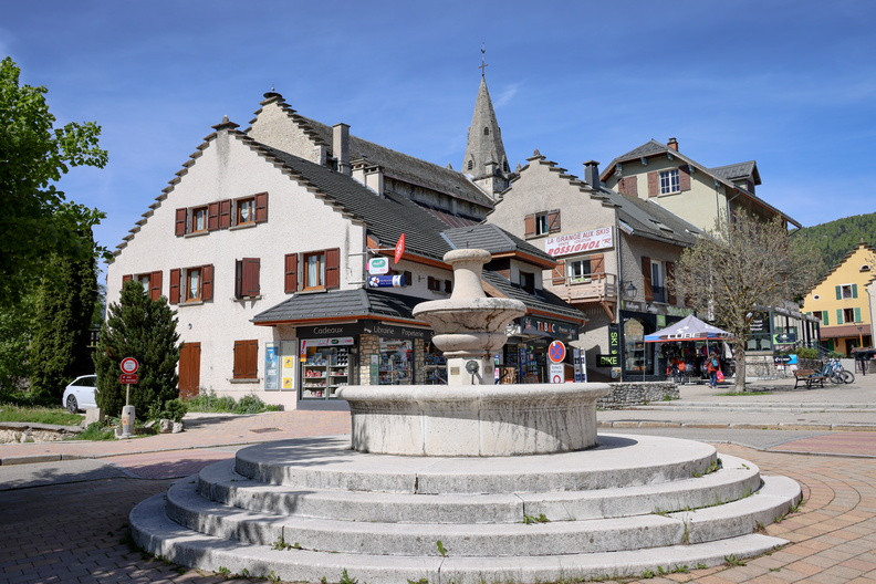 Photo de la fontaine à Autrans