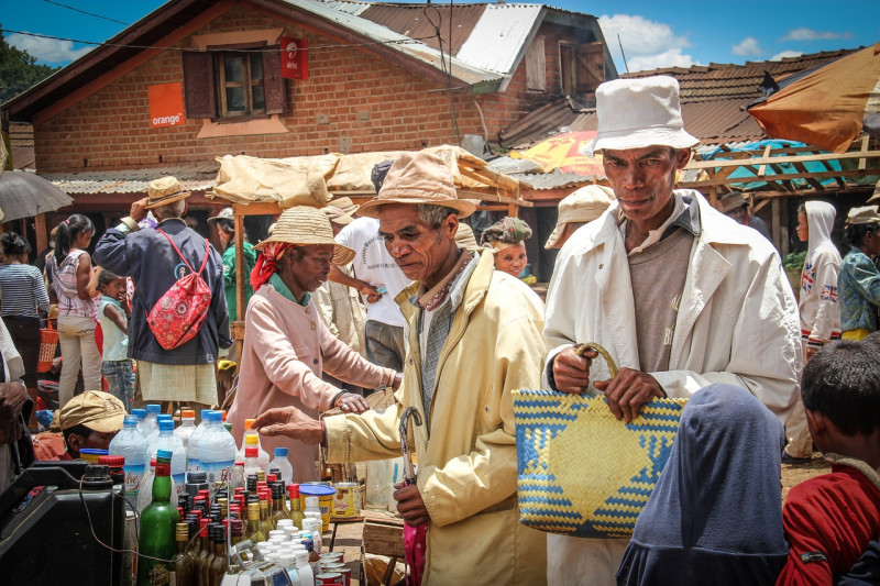 Marché malgache