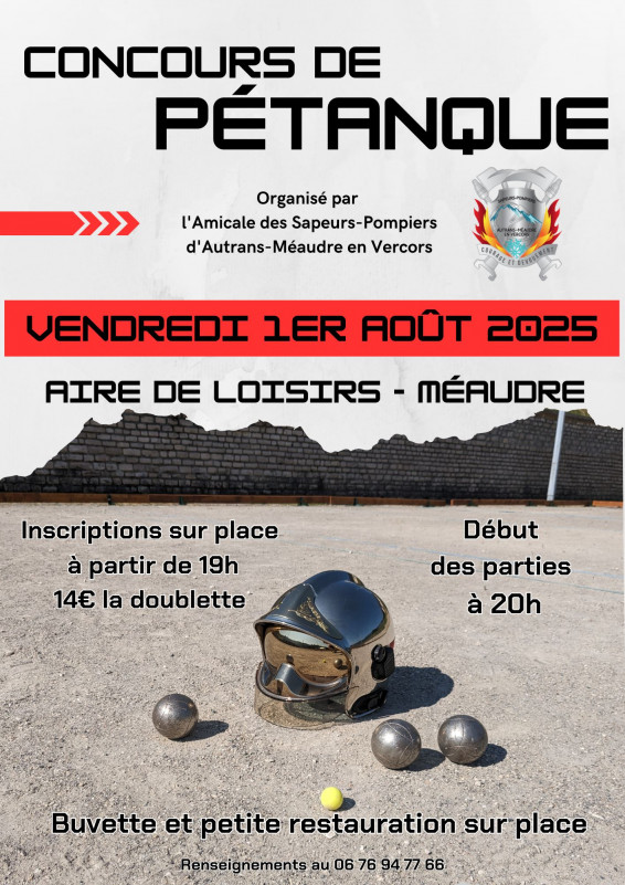 Concours de pétanque_Autrans-Méaudre en Vercors