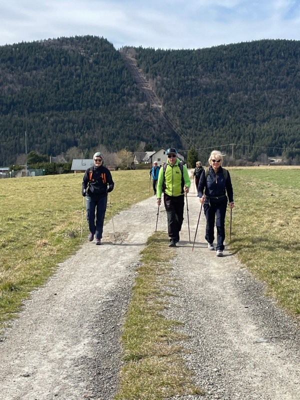 marche nordique autour des hameaux de Lans et Villard de lans - © Les Nordic' Walkers marche nordique autour des hameaux de Lans et Villard de lans