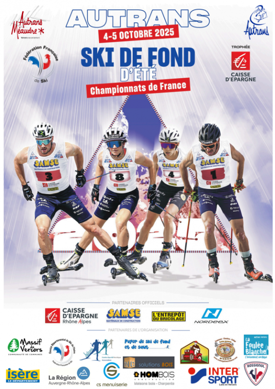 Championnats de France de ski roue_Autrans-Méaudre en Vercors