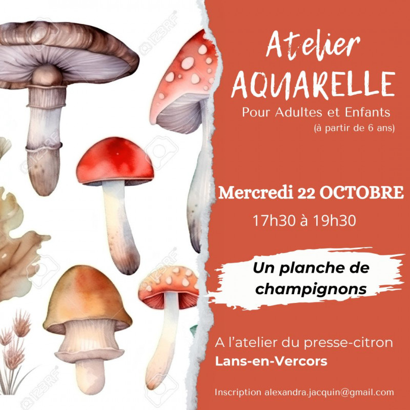 Ateliers Aquarelle avec Alexandra Jacquin_Lans-en-Vercors