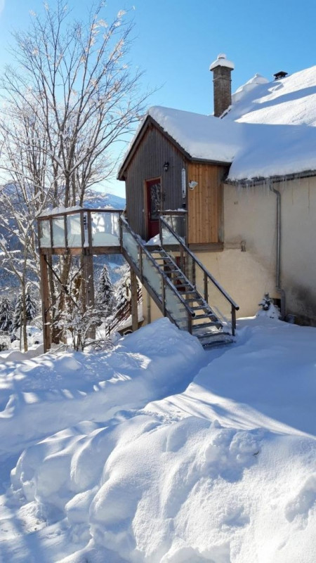 la deuxième terrasse l'hiver - © Gîtes de France la deuxième terrasse l'hiver