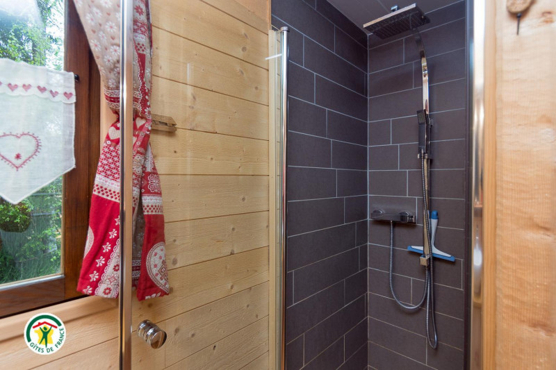 Salle d'eau au 1er étage, wc indépendant - © Gîtes de France Salle d'eau au 1er étage, wc indépendant