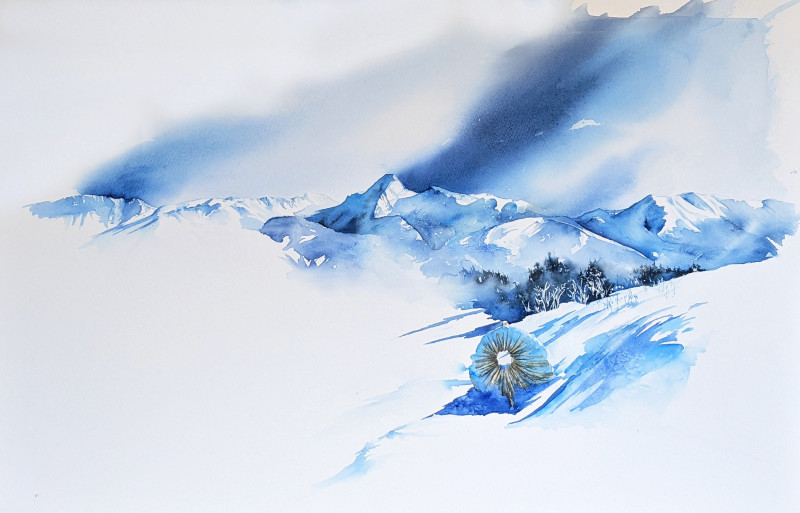 Aquarelle de Sophie Lietar - Partenariat Festival Internationnal d'Autrans-Montagnes, Culture & Cinéma_Lans-en-Vercors - © Sophie Lietar Aquarelle de Sophie Lietar - Partenariat Festival Internationnal d'Autrans-Montagnes, Culture & Cinéma_Lans-en-Vercors