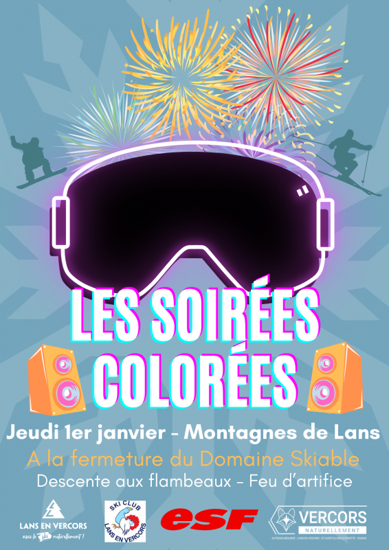 Soirée Colorée - Descente aux Flambeaux_Lans-en-Vercors Soirée Colorée - Descente aux Flambeaux_Lans-en-Vercors